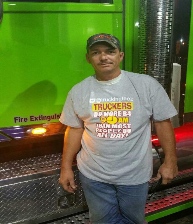trucker do more b4 9am than most people do all day grey tshirt